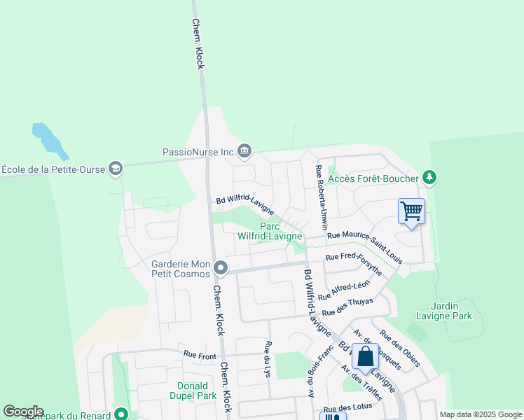 map of restaurants, bars, coffee shops, grocery stores, and more near 977 Boulevard Wilfrid-Lavigne in Gatineau