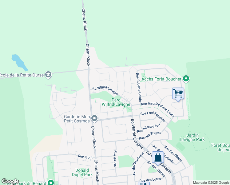 map of restaurants, bars, coffee shops, grocery stores, and more near 982 Boulevard Wilfrid Lavigne in Gatineau