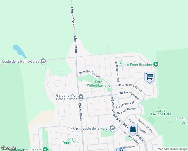map of restaurants, bars, coffee shops, grocery stores, and more near 985 Boulevard Wilfrid-Lavigne in Gatineau