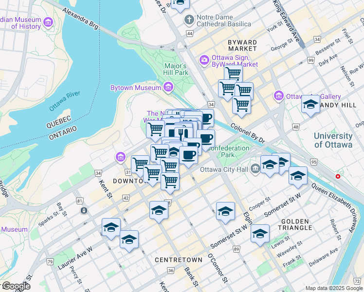 90 Sparks Street, Ottawa ON Walk Score