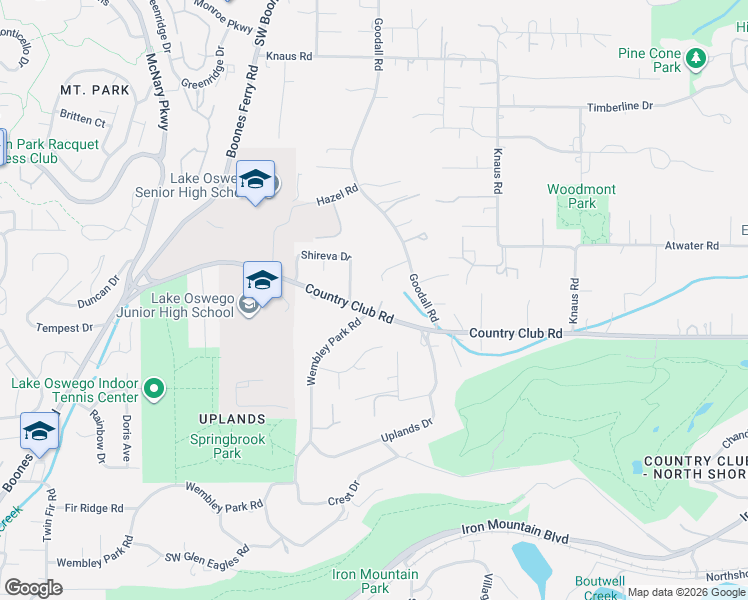 map of restaurants, bars, coffee shops, grocery stores, and more near 14061 Goodall Road in Lake Oswego