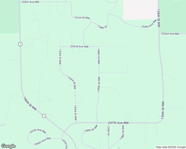 map of restaurants, bars, coffee shops, grocery stores, and more near 24998 140th Street Northwest in Zimmerman