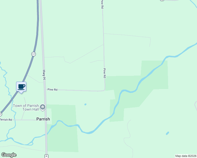 map of restaurants, bars, coffee shops, grocery stores, and more near W14700 Pine Road in Gleason