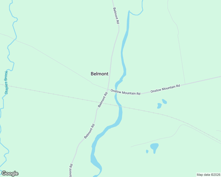 map of restaurants, bars, coffee shops, grocery stores, and more near 1 Onslow Mountain Road in Belmont