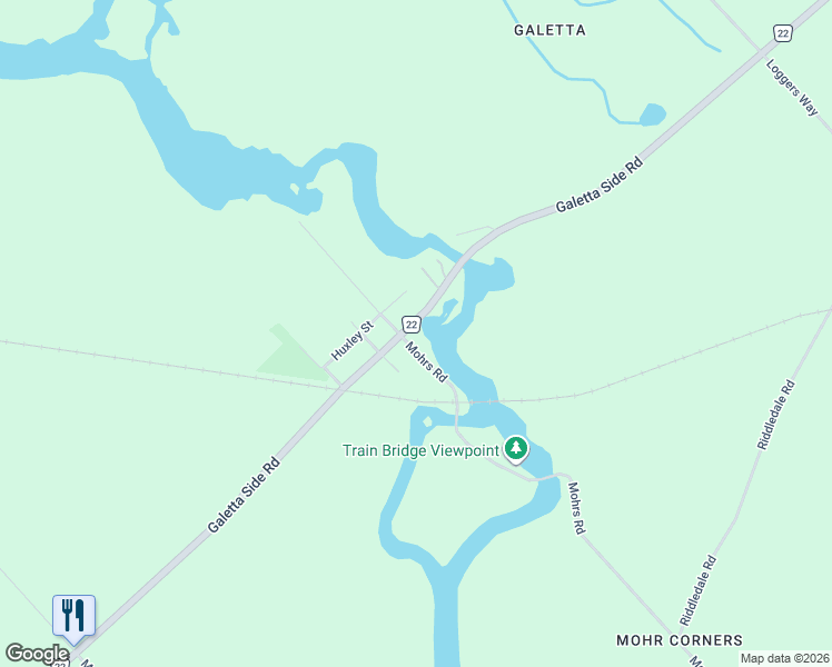 map of restaurants, bars, coffee shops, grocery stores, and more near 4805 Mohrs Road in Arnprior