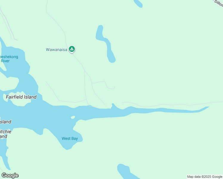 map of restaurants, bars, coffee shops, grocery stores, and more near 42 Wawanaisa Road in Parry Sound District