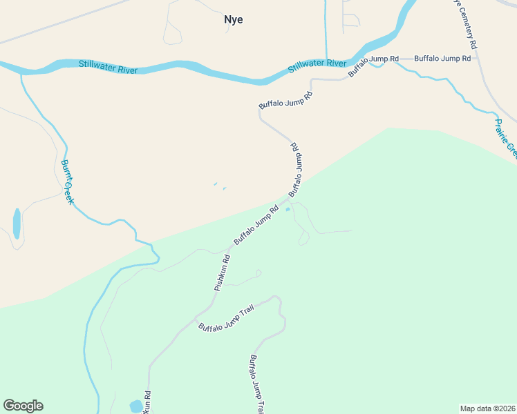 map of restaurants, bars, coffee shops, grocery stores, and more near 112 Pishkun Road in Nye