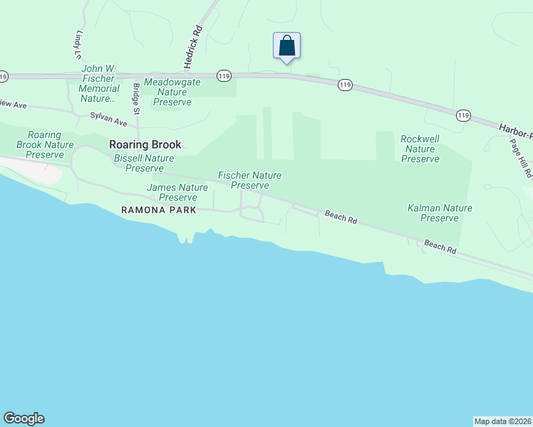 map of restaurants, bars, coffee shops, grocery stores, and more near 6342 Ramona Park Boulevard in Harbor Springs