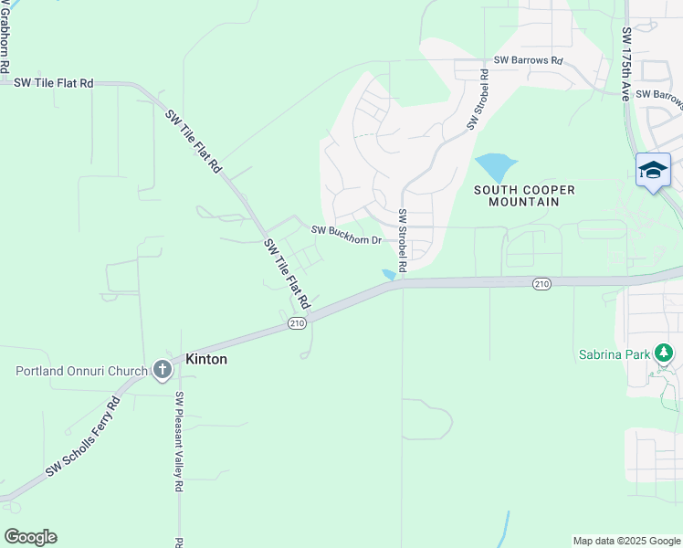 map of restaurants, bars, coffee shops, grocery stores, and more near 18501-18999 Southwest Scholls Ferry Road in Beaverton