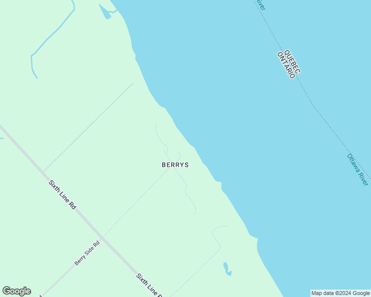 map of restaurants, bars, coffee shops, grocery stores, and more near 325 Berry Side Road in Dunrobin