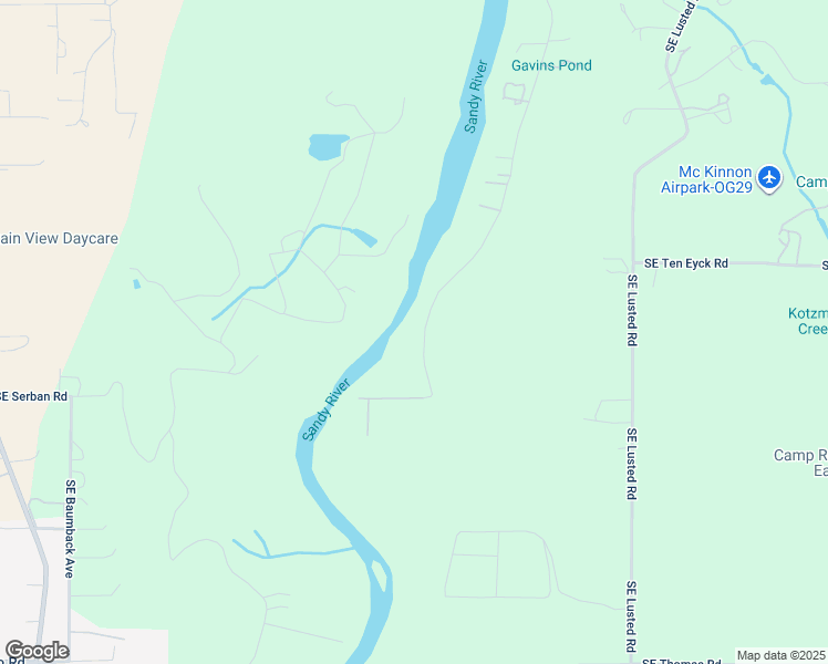 map of restaurants, bars, coffee shops, grocery stores, and more near 13231 Southeast Marsh Road in Sandy