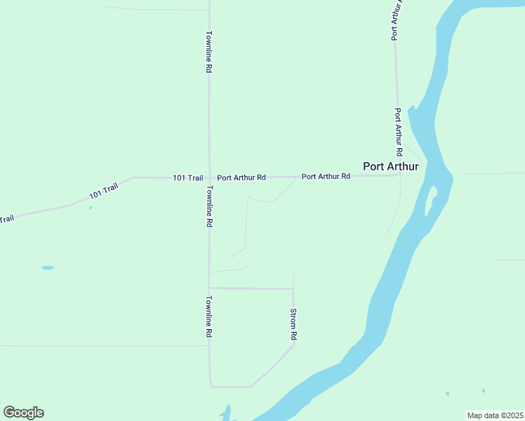 map of restaurants, bars, coffee shops, grocery stores, and more near W9619 Port Arthur Road in Ladysmith