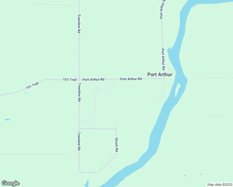 map of restaurants, bars, coffee shops, grocery stores, and more near W9619 Port Arthur Road in Ladysmith