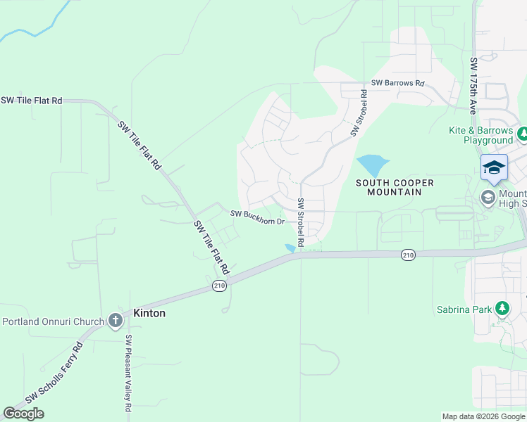 map of restaurants, bars, coffee shops, grocery stores, and more near 18865 Southwest Scholls Ferry Road in Beaverton