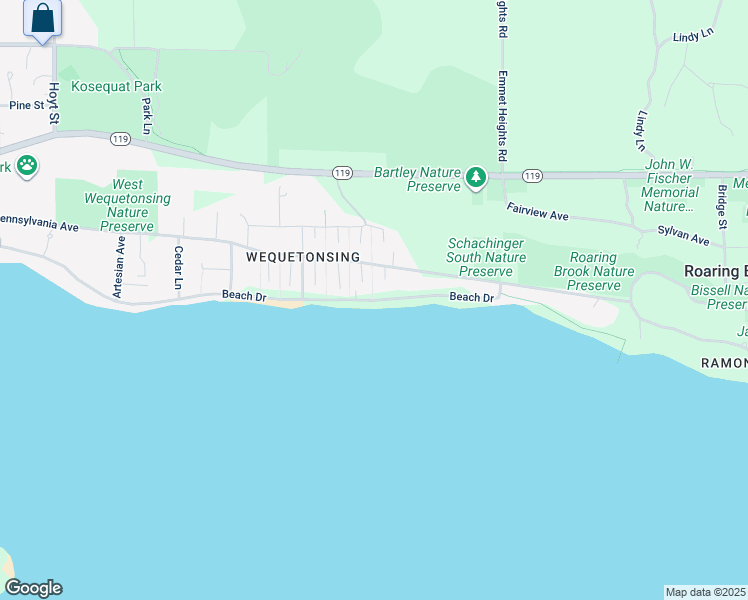 map of restaurants, bars, coffee shops, grocery stores, and more near 2009 Beach Drive in Harbor Springs
