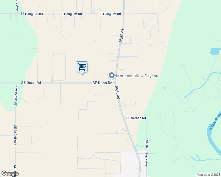 map of restaurants, bars, coffee shops, grocery stores, and more near 37490 SE Dunn Rd in Sandy