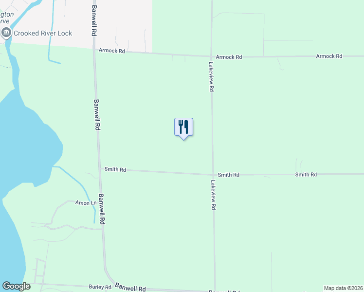 map of restaurants, bars, coffee shops, grocery stores, and more near 8370 Lakeview Road in Alanson