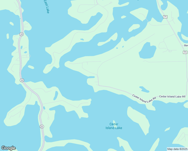 map of restaurants, bars, coffee shops, grocery stores, and more near 19391 Cedar Island Lake Road in Richmond
