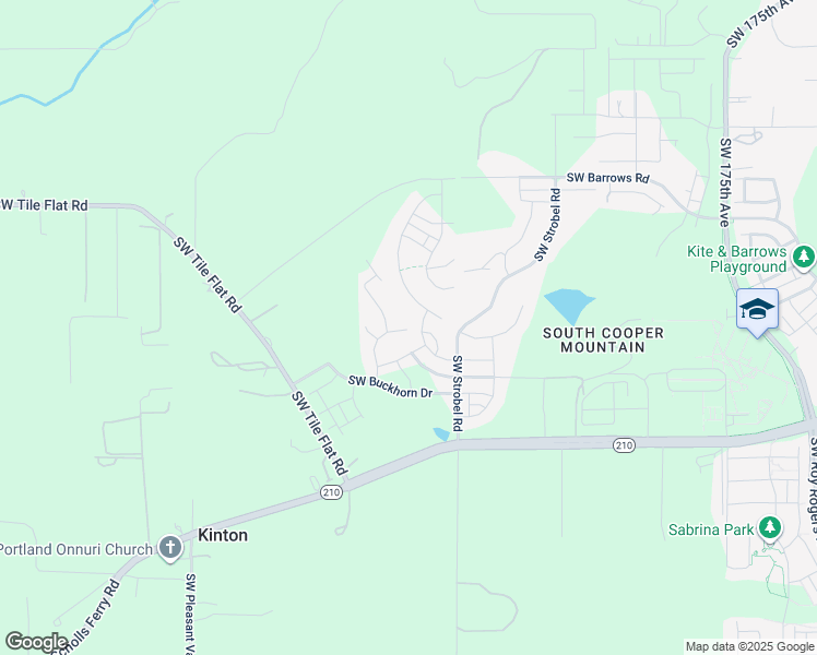 map of restaurants, bars, coffee shops, grocery stores, and more near 18865 Southwest Scholls Ferry Road in Beaverton