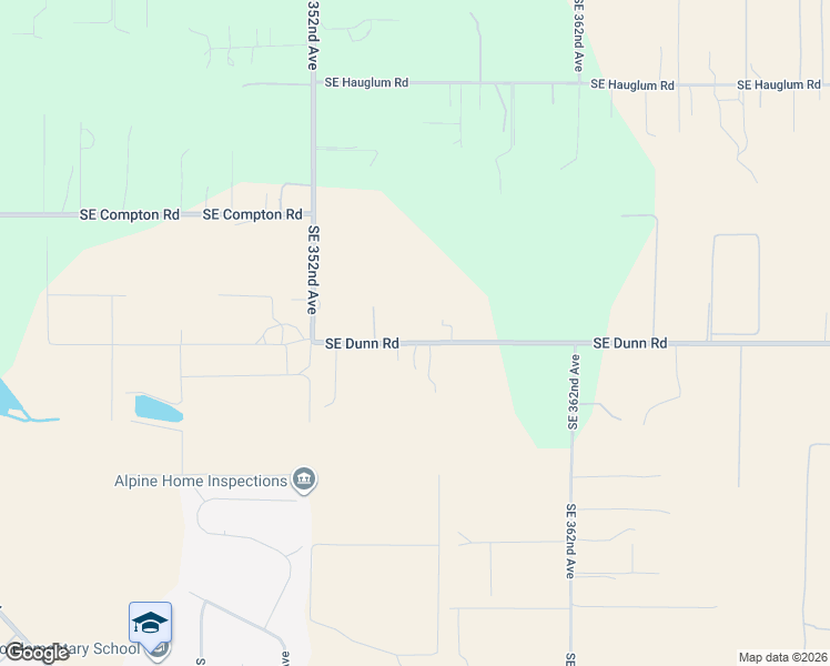 map of restaurants, bars, coffee shops, grocery stores, and more near 35600 Southeast Dunn Road in Boring