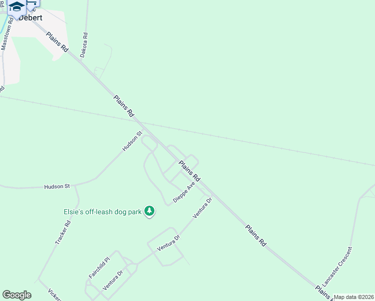 map of restaurants, bars, coffee shops, grocery stores, and more near 33 Dresden Way in Debert