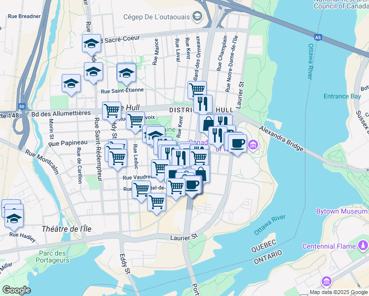 63 Rue Dollarddes Ormeaux, Gatineau QC Walk Score