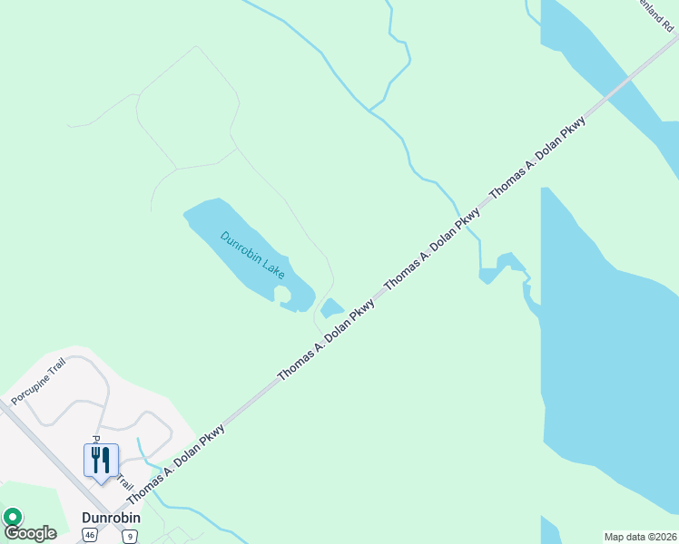 map of restaurants, bars, coffee shops, grocery stores, and more near 116 Constance Creek Drive in Dunrobin