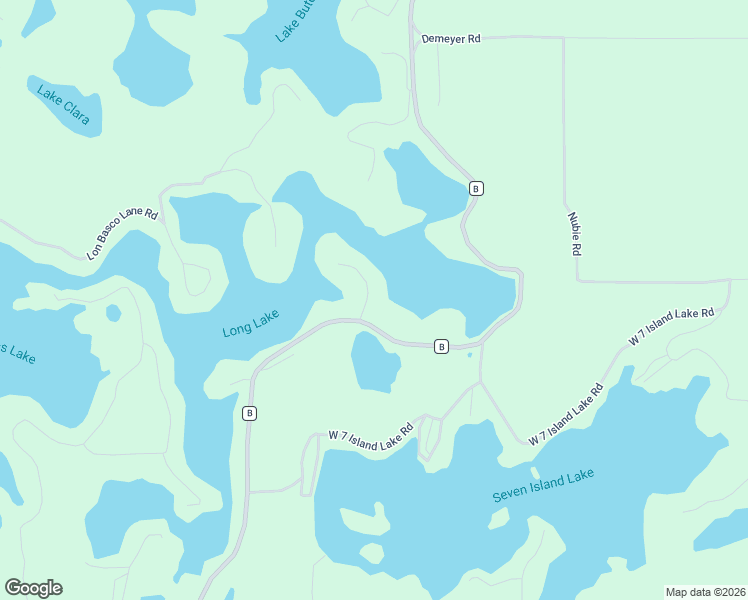 map of restaurants, bars, coffee shops, grocery stores, and more near 8670 Chipmunk Trail in Gleason