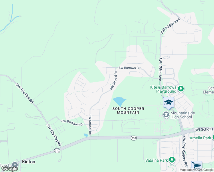 map of restaurants, bars, coffee shops, grocery stores, and more near 18485 Southwest Scholls Ferry Road in Beaverton