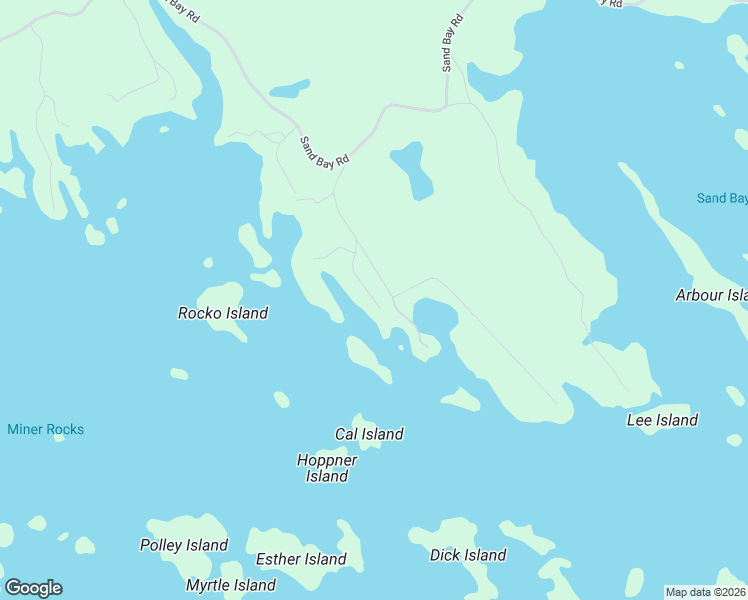 map of restaurants, bars, coffee shops, grocery stores, and more near 8 Ministers Lane in Parry Sound District