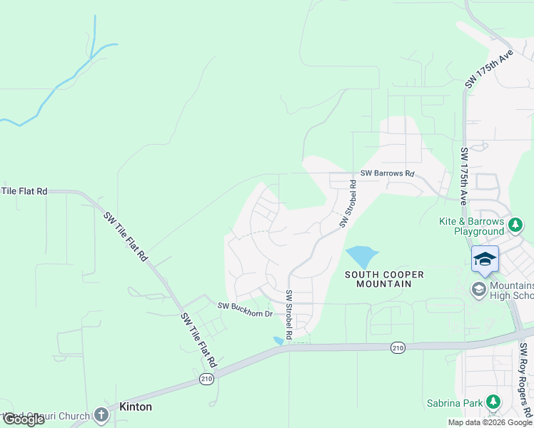 map of restaurants, bars, coffee shops, grocery stores, and more near 18610 Southwest Solitude Street in Beaverton