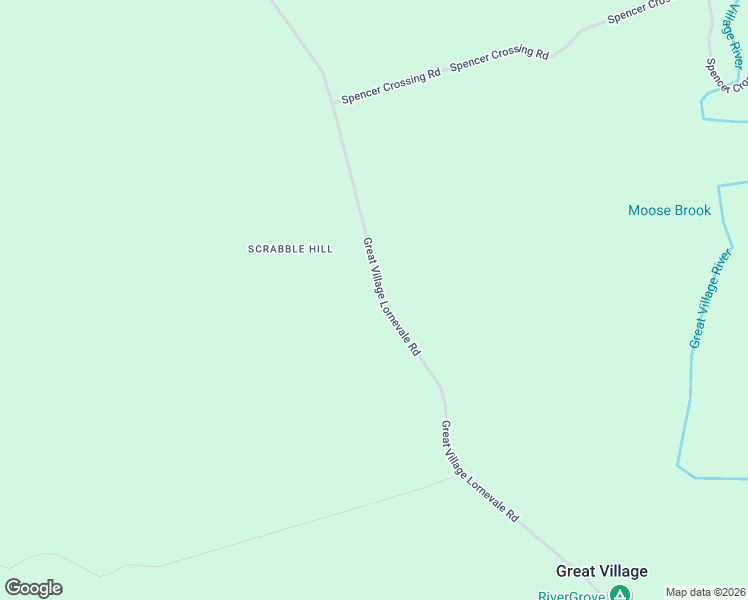 map of restaurants, bars, coffee shops, grocery stores, and more near 411 Great Village Lornevale Road in Great Village