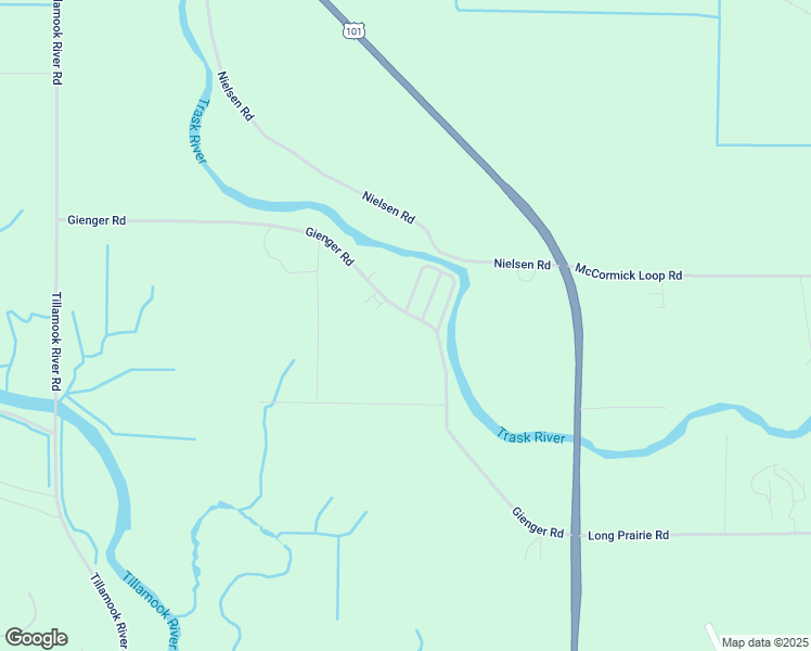 map of restaurants, bars, coffee shops, grocery stores, and more near 3315 Gienger Road in Tillamook