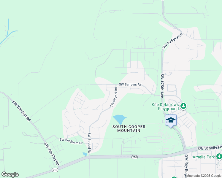 map of restaurants, bars, coffee shops, grocery stores, and more near 18485 Southwest Scholls Ferry Road in Beaverton