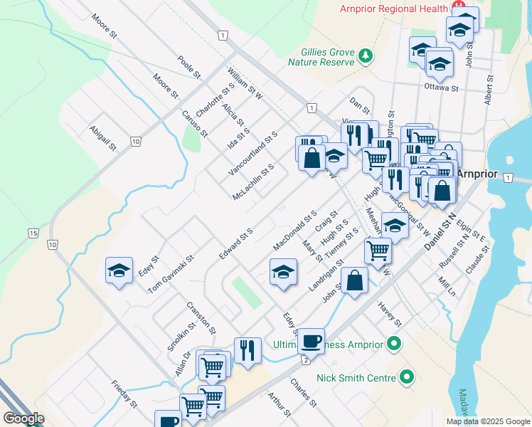 97 Edward Street South, Arnprior ON Walk Score