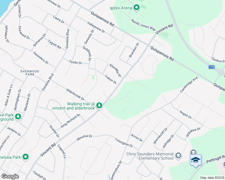 map of restaurants, bars, coffee shops, grocery stores, and more near 5 Carmacks Court in Quispamsis