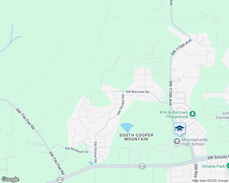 map of restaurants, bars, coffee shops, grocery stores, and more near 18218 SW Horse Tale Dr in Beaverton