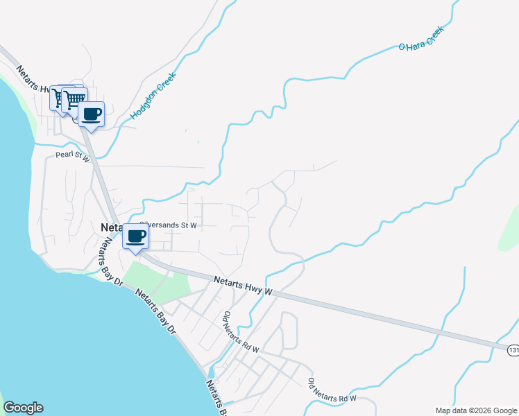map of restaurants, bars, coffee shops, grocery stores, and more near 1575 Black Sands Way in Tillamook