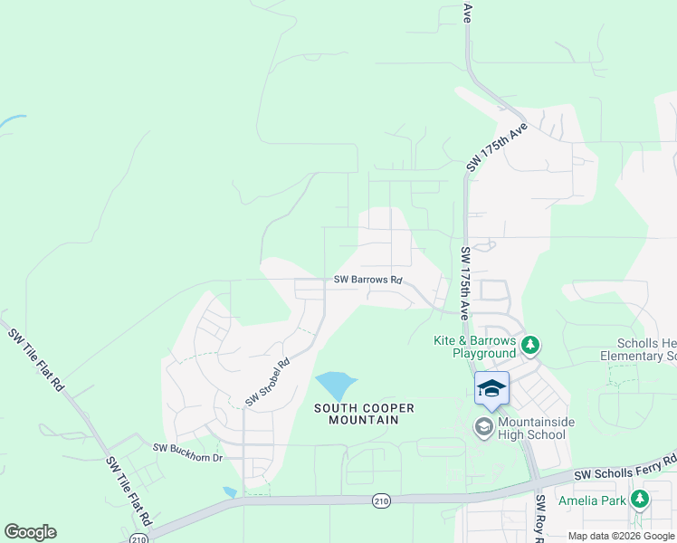map of restaurants, bars, coffee shops, grocery stores, and more near 18060 Southwest Monashee Lane in Beaverton
