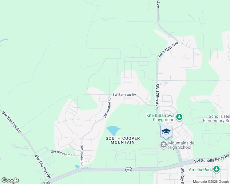 map of restaurants, bars, coffee shops, grocery stores, and more near 18056 Southwest Monashee Lane in Beaverton