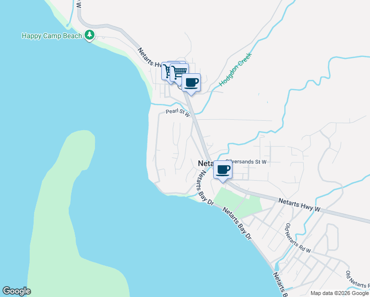 map of restaurants, bars, coffee shops, grocery stores, and more near 1651 Vista Dr in Tillamook