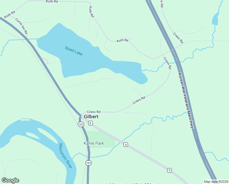 map of restaurants, bars, coffee shops, grocery stores, and more near W5278 Road Lake Road in Tomahawk