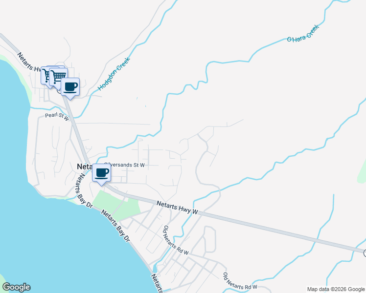 map of restaurants, bars, coffee shops, grocery stores, and more near 1575 Black Sands Way in Tillamook