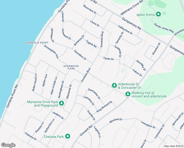 map of restaurants, bars, coffee shops, grocery stores, and more near 76 Alderbrook Drive in Quispamsis