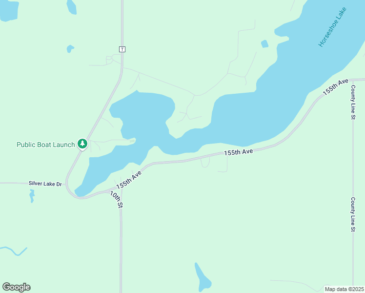 map of restaurants, bars, coffee shops, grocery stores, and more near 73 South Horseshoe Lake Drive in Turtle Lake