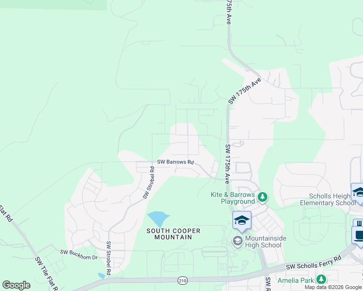 map of restaurants, bars, coffee shops, grocery stores, and more near 12231 SW 175th Ave in Beaverton