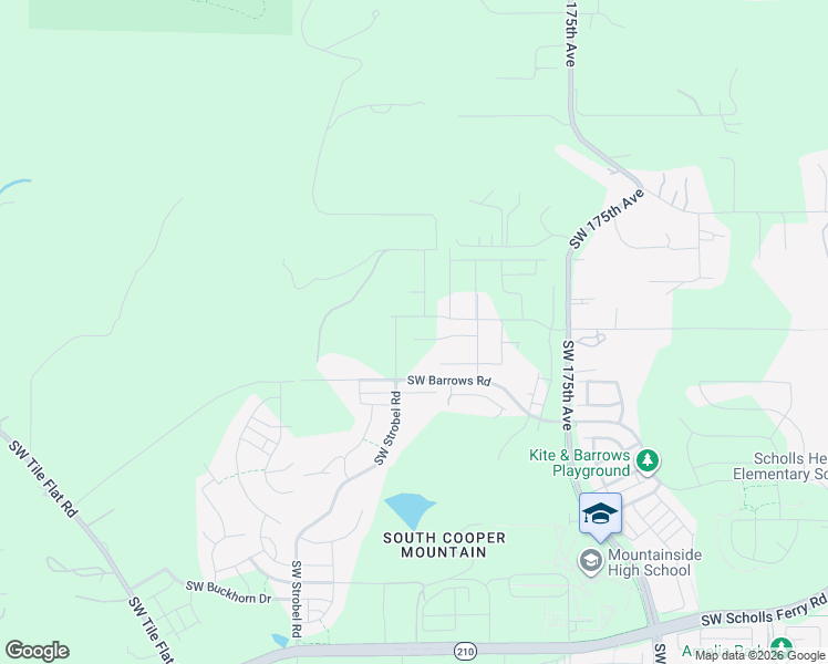 map of restaurants, bars, coffee shops, grocery stores, and more near 18200 Southwest Horse Tale Drive in Beaverton