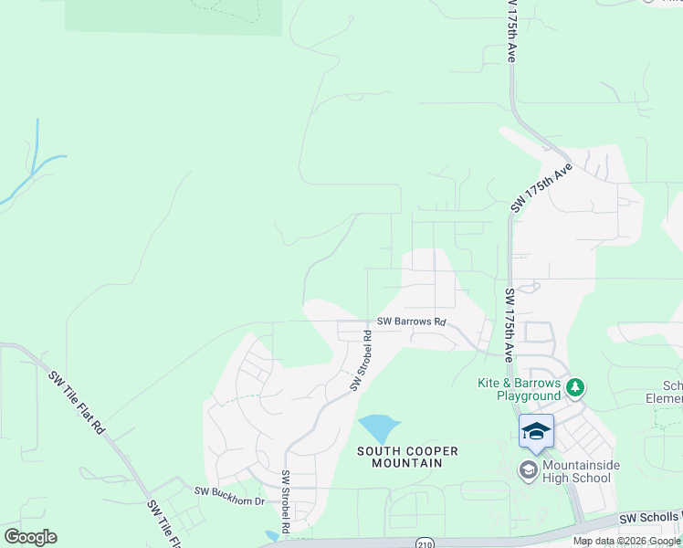 map of restaurants, bars, coffee shops, grocery stores, and more near 18200 Southwest Horse Tale Drive in Beaverton