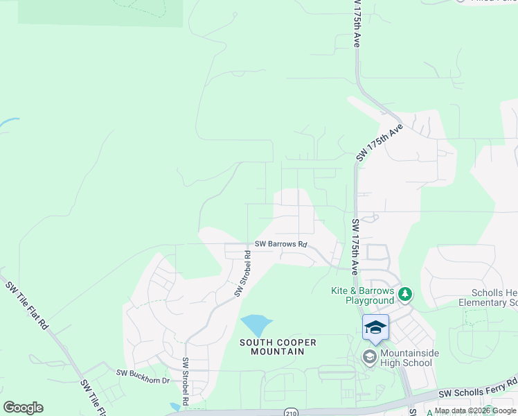 map of restaurants, bars, coffee shops, grocery stores, and more near 18064 Southwest Alvord Lane in Beaverton