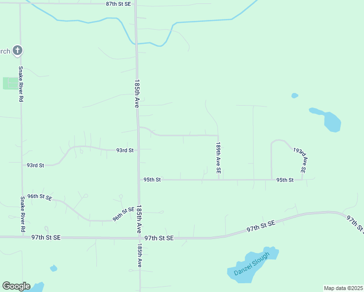map of restaurants, bars, coffee shops, grocery stores, and more near 18701 93rd Street in Becker